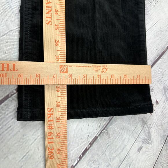 Eddie Bauer Pants Womens 14 Black Corduroy‎ Straight Leg Stretch 36X31 - Picture 12 of 12